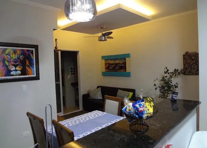 Lindo Apto Com Piscina, Sauna, Salao De Jogos, Wifi, Ar Condicionado E Sacada Gourmet No Itagua